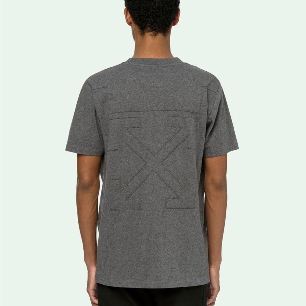 Off-white authentic grey t-shirt